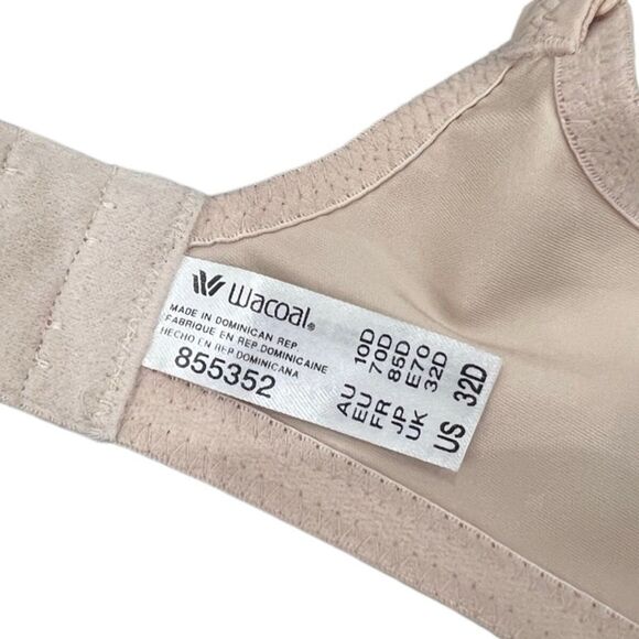 Wacoal High Standards Underwire Bra Color Sand Size 32D - Picture 5 of 13